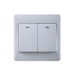BỘ CÔNG TẮC ĐÔI 2 CHIỀU CÓ LED 10AX